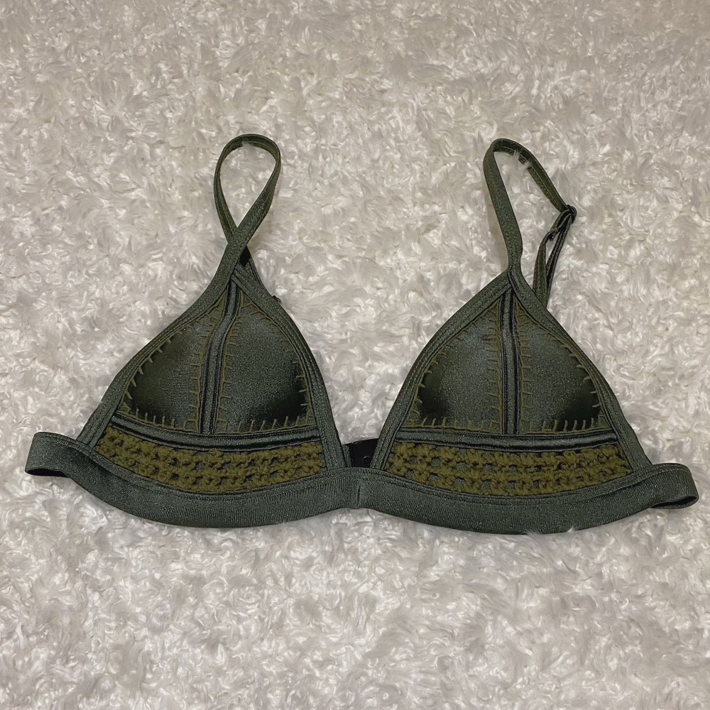 Triangl - Top - Small - Bikini - Swimsuit - Green